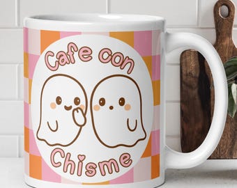Ghost Mug - Funny Spanish Coffee Mug - Cute Halloween Ghost Mug