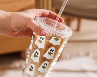 Ghost Marranito Tumbler, Mexican Pastry Coffee Cup