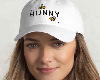 Embroidered Hunny Bee Baseball Cap - Winnie the Pooh Inspired