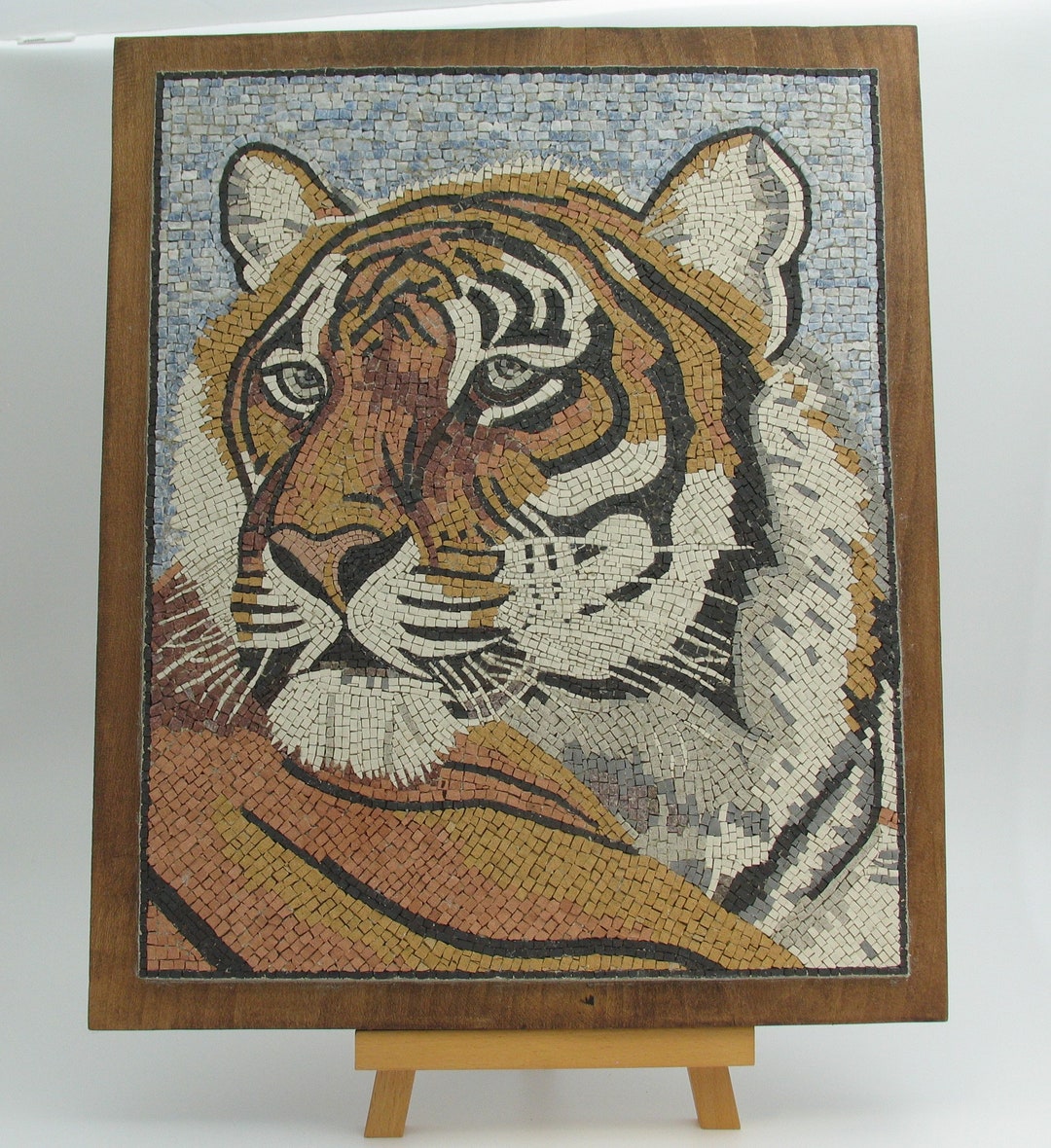 Mosaic Tiger - Etsy