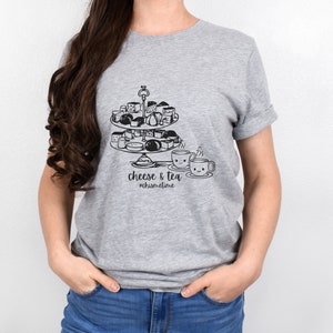 Cheese and Tea T-shirt, Chisme T-shirt, Chisme Time T-shirt
