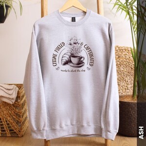 Chisme Crewneck Sweatshirt, Caffeinated Sweater, Ready to start the day, Latina coffee Sweater, Cozy Pan Dulce Sweater, Spanglish Sweater