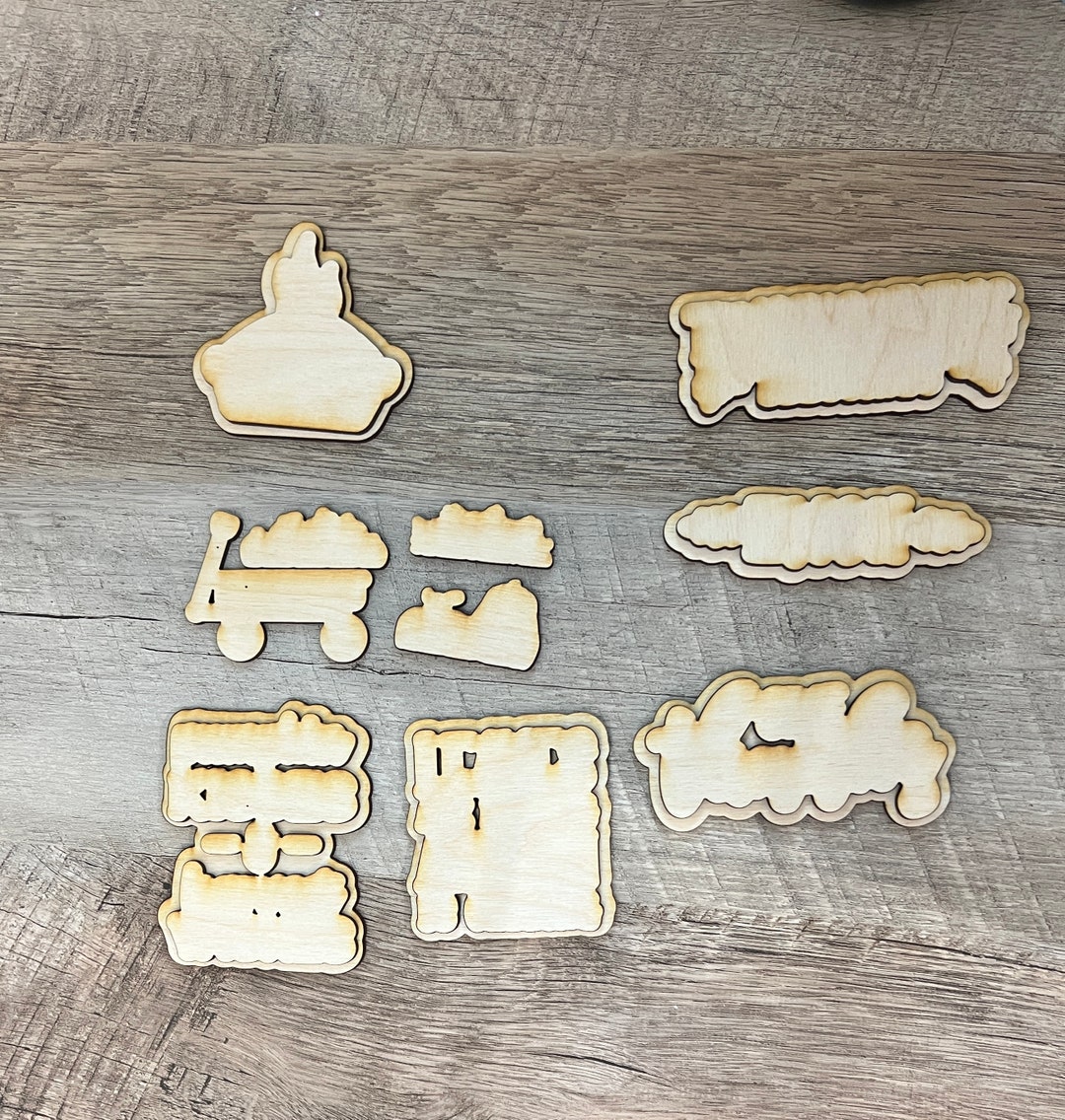 Autumn Tiered Tray Transfer/stencil Wood Cutouts Stencil Etsy