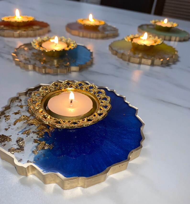 Mehndi/dholki Resin Plates Etsy