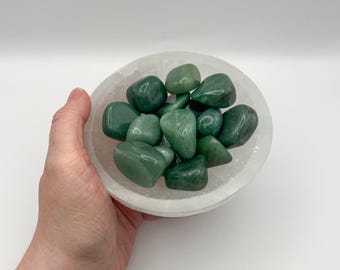 Green Aventurine Tumblestone - Polished Tumbled Stone
