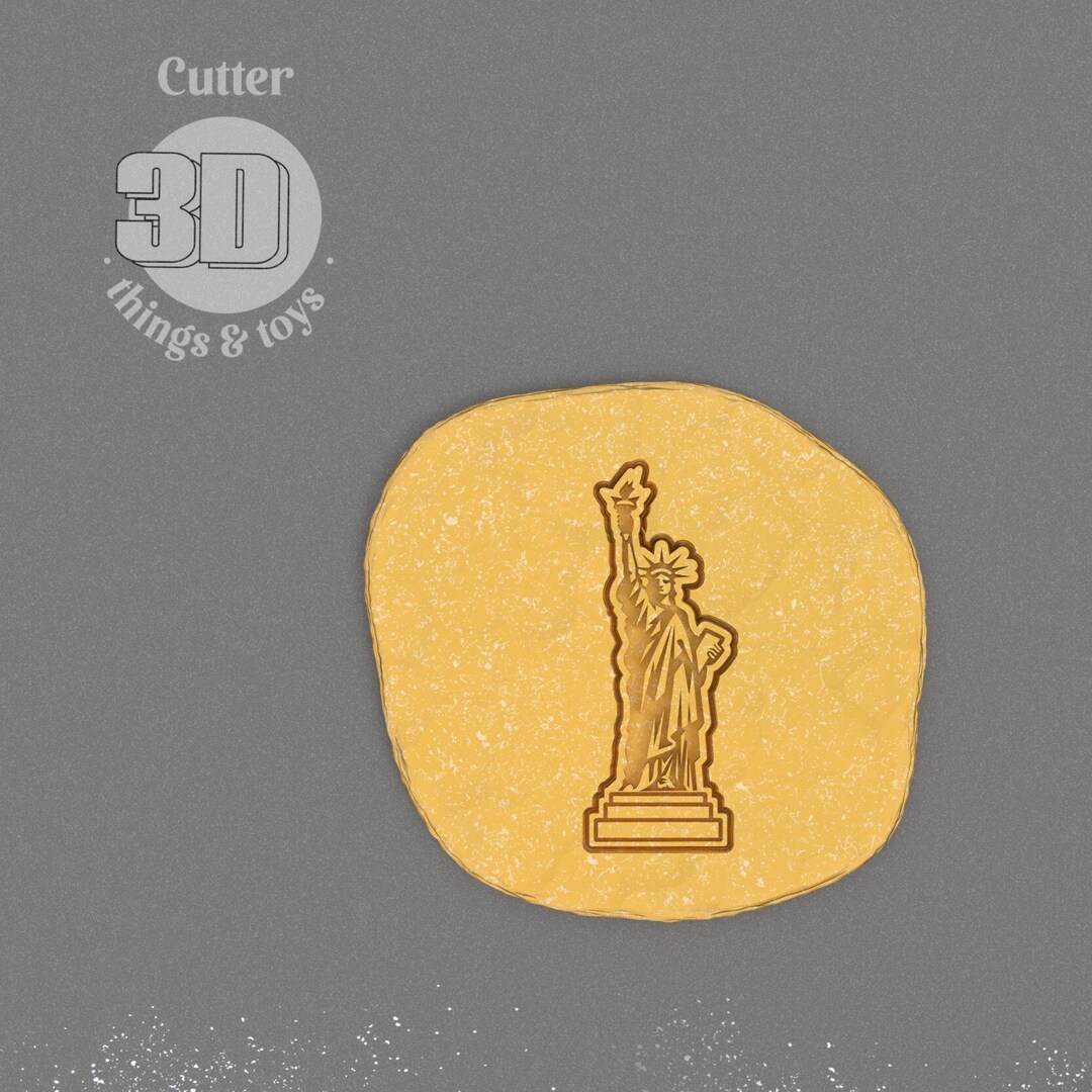 Statue of Liberty Cookie Cutter America Clay Cutter, Fondant Munoment ...