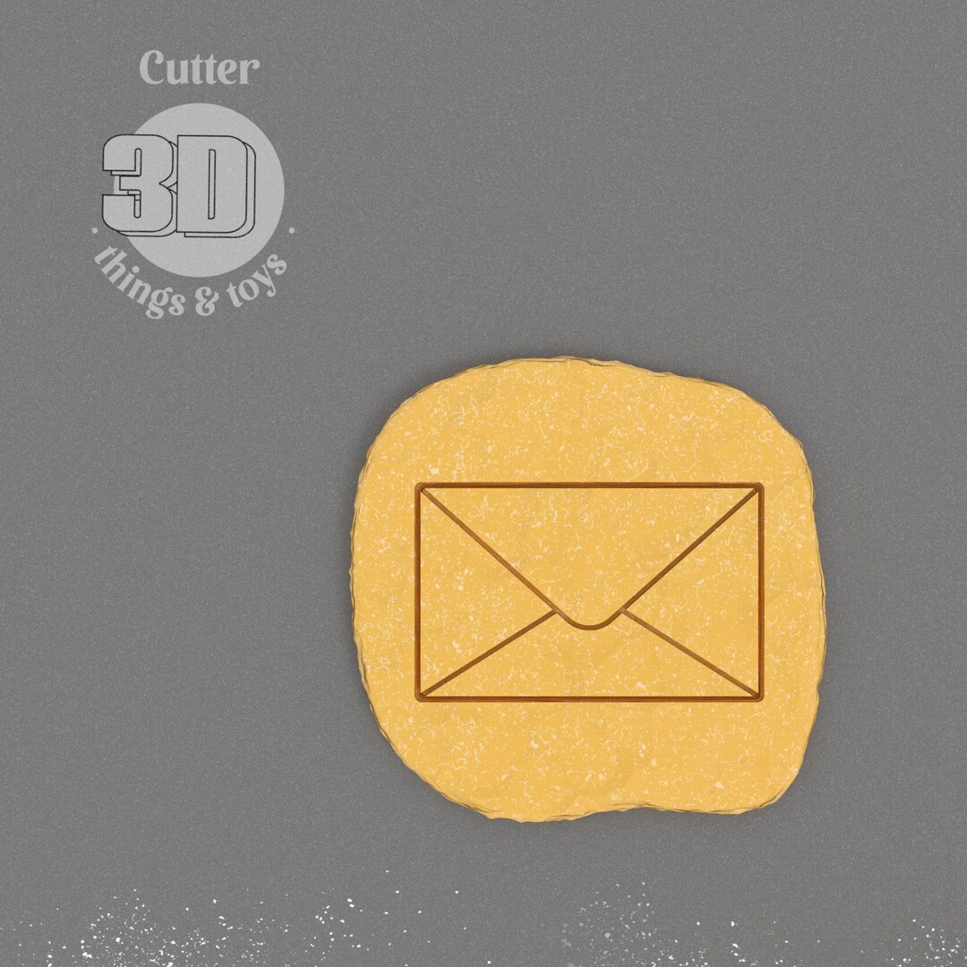 Envelope Cookie Cutter Correspondence Cookie Cutter Etsy