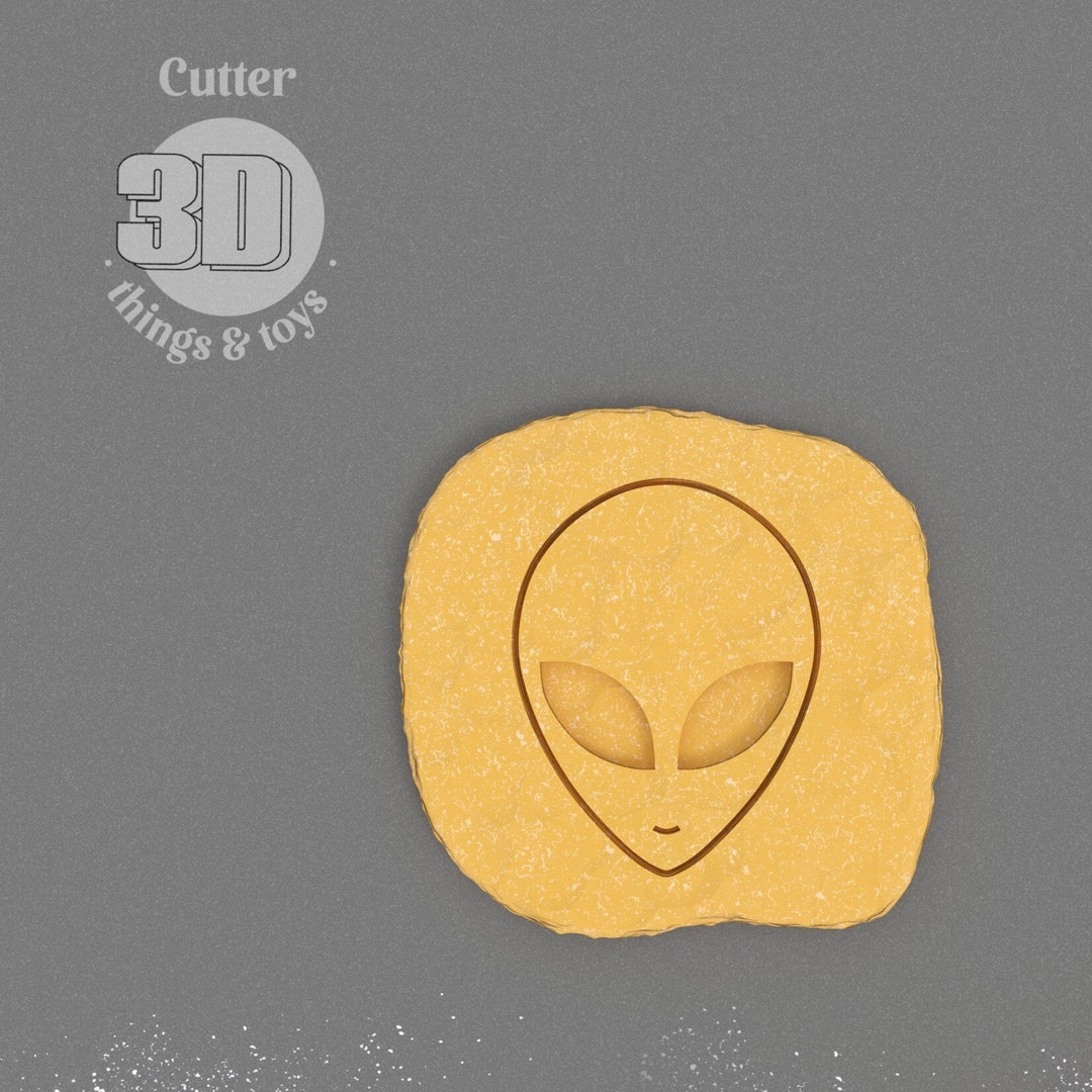 Alien an UFO Cookie Cutter Space Fondant Cutter Outerspace Spaceships ...