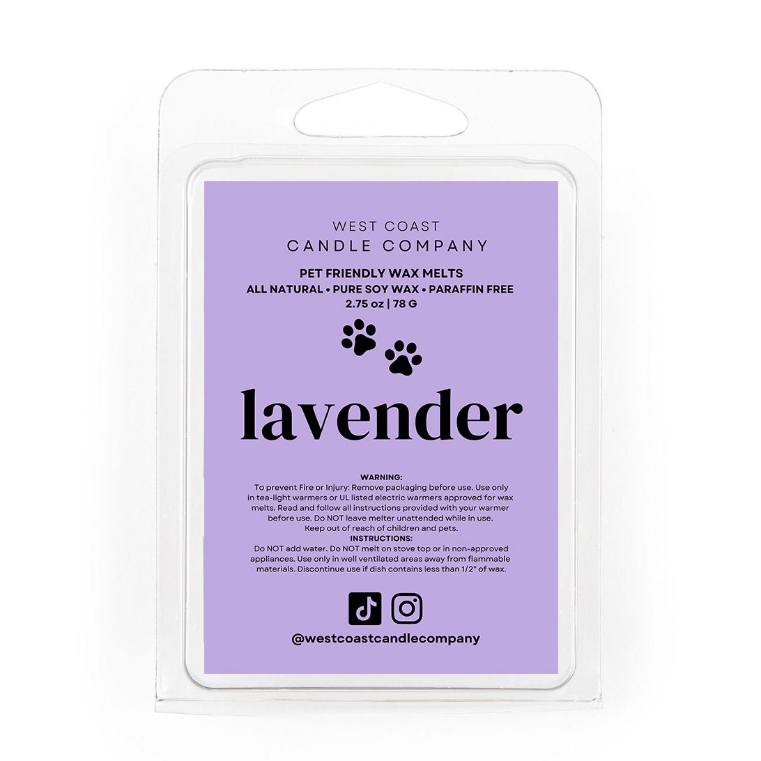 Lavender Beeswax Melts, Lavender Scented Wax Melts, Pet Safe Wax Melts 