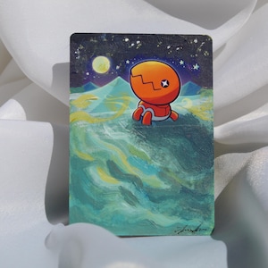 Carta Pokémon Trapinch pintada à mão