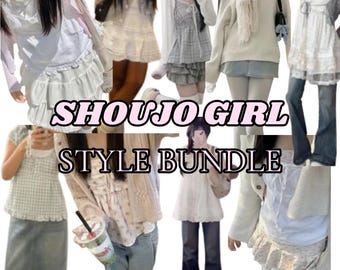 Personalized Shoujo Girl Second-Hand Style Bundle: Eco-Friendly Mystery Box