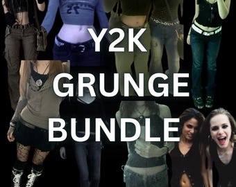 Pacchetto personalizzato in stile grunge Y2K: scatola misteriosa di seconda mano