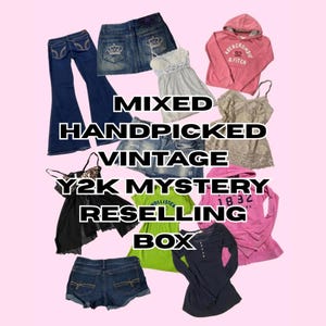 Lote sorpresa de ropa femenina estilo Y2K (años 2000) / Seleccionado cuidadosamente para revendedores