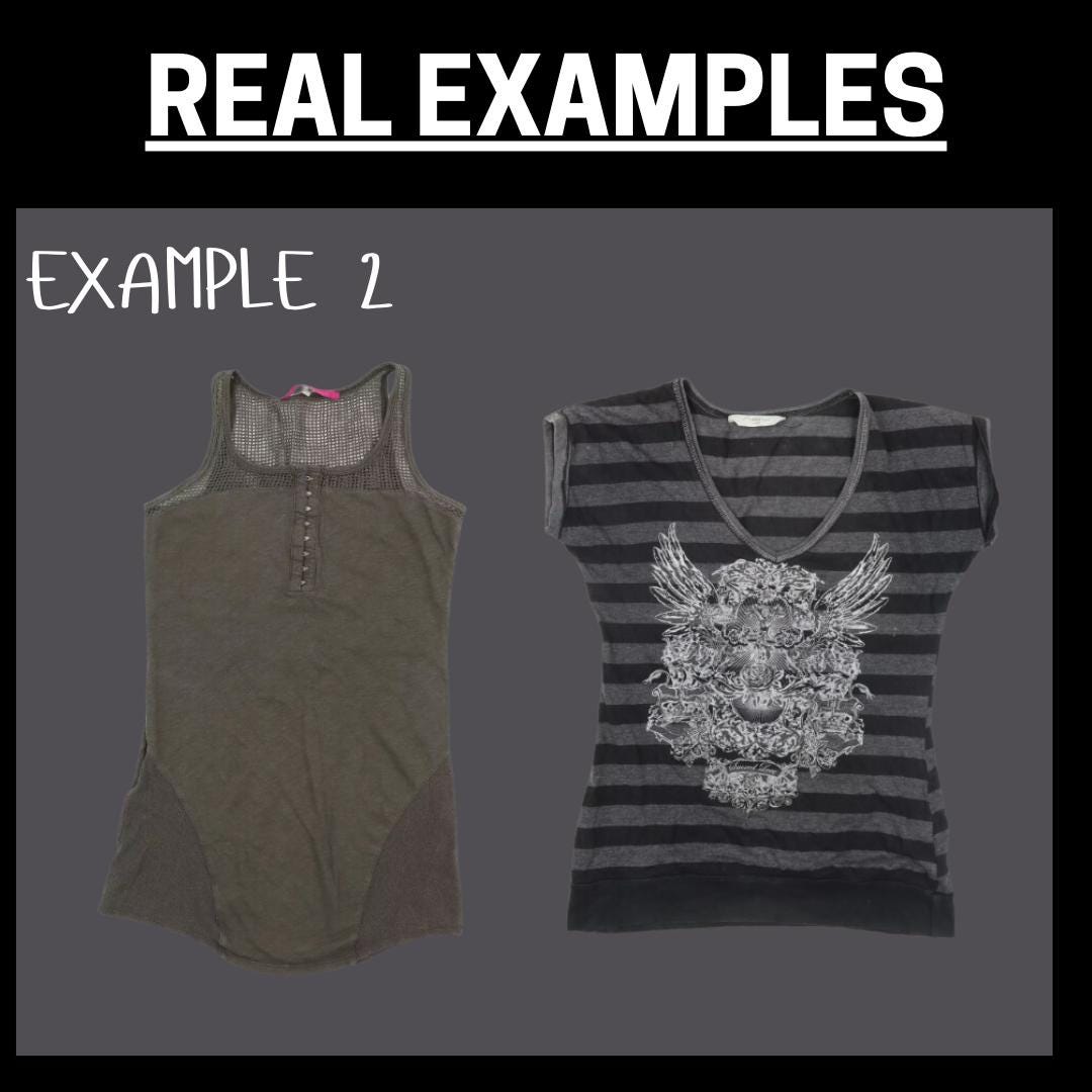 Personalized Y2K Grunge Style Bundle: Second-hand Mystery