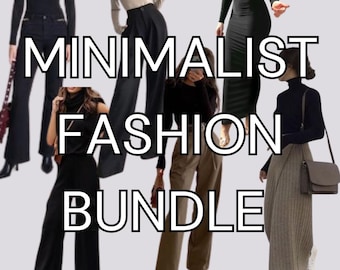 Personligt minimalistiskt paket, mysterielåda med begagnade kläder