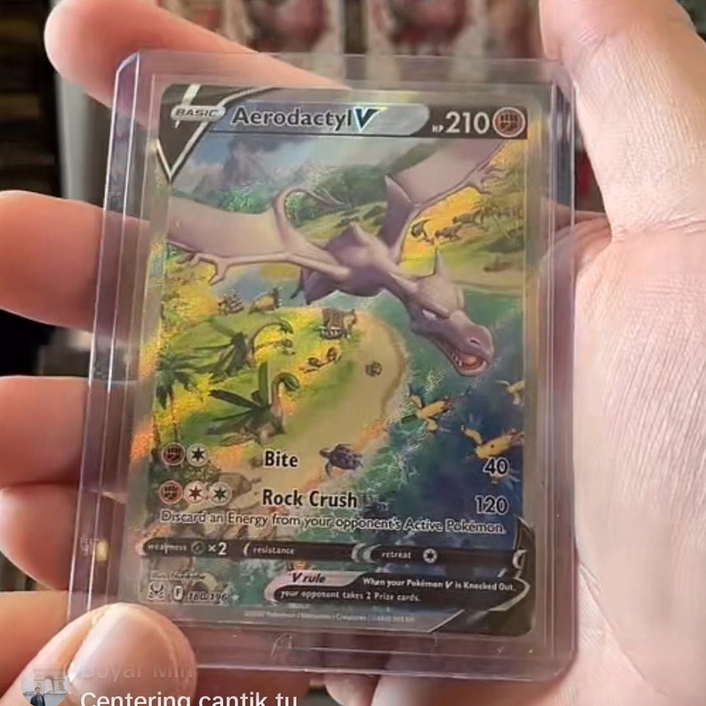 Aerodactyl V180/196alternate Art Ultra Rareoriginal Pokemon Card