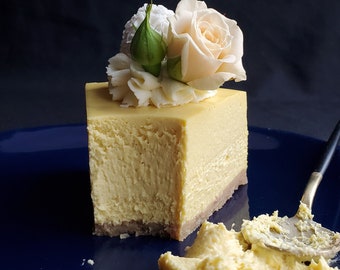 New York Käsekuchen Rezept PDF | Klassischer Gebackener Käsekuchen | Reichhaltiger cremiger Käsekuchen | Einfache Schritt-für-Schritt-Anleitung