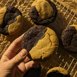 Marble Chocolate Peanut Butter Cookie Recipe PDF – Printable Dessert, Swirled Cookie Download, Easy Step-by-Step Instructions