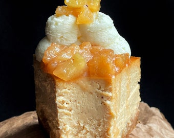Recette de gâteau au fromage au cidre de pomme PDF | Gâteau au fromage cuit au four | Cheesecake aux pommes et au caramel | Guide des desserts étape par étape