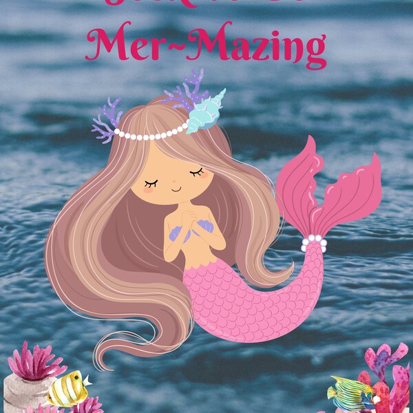 Mermaid Inspirational Poster Etsy