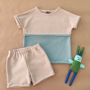 Uniseks zomerkledingset voor baby's/peuters afbeelding 1