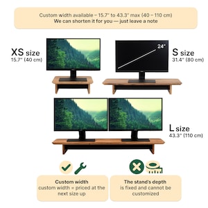 a variety of computer monitors, each with different sizes and features, including a stand that can be customized to fit the user's preferences.