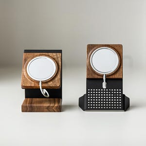 Wooden Wireless Mag safe, Charging stand for Apple, Docking station Magsafe, Gift for her
