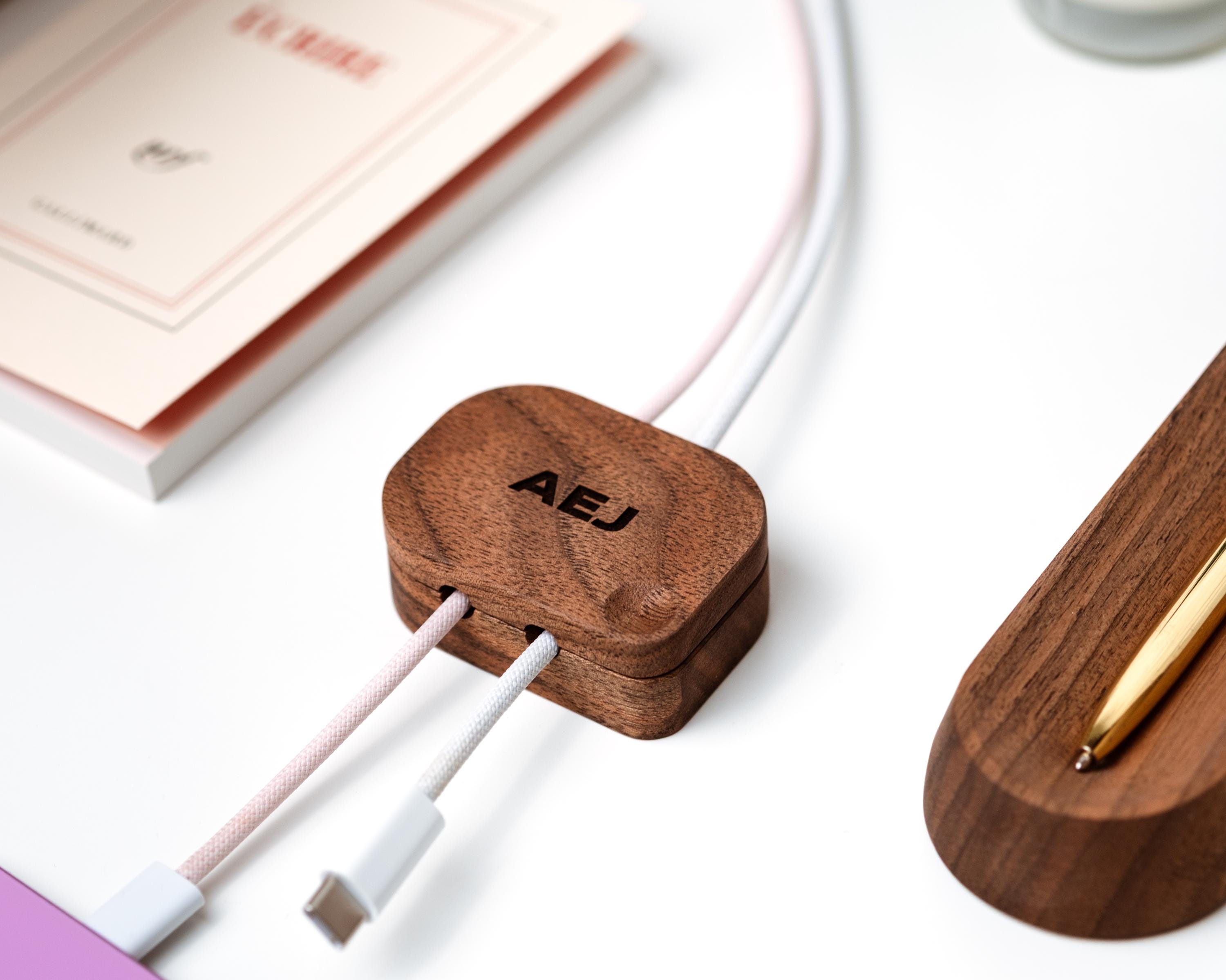 Wooden Cable Holder