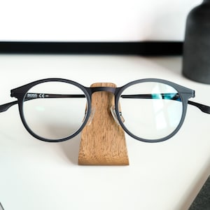 Wooden Glasses Holder – Back to School Desk Organizer, Eyewear Stand, Custom Engraved Teacher Gift, Sunglass Display, Student Desk Accessory