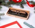 Glasses Holder, Custom Glasses tray, Personalized Bedside Eyeglasses stand