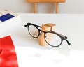 Glasses Holder, Custom Eyeglasses Stand, Wooden engraved Office Accessory, Gift for dad, Gift for Grandparent, Glasses organizer