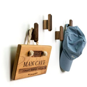 Wooden Hooks Wall decor, Modern Decorative Wall Hooks, Home Decor Gift, Farmhouse Decor