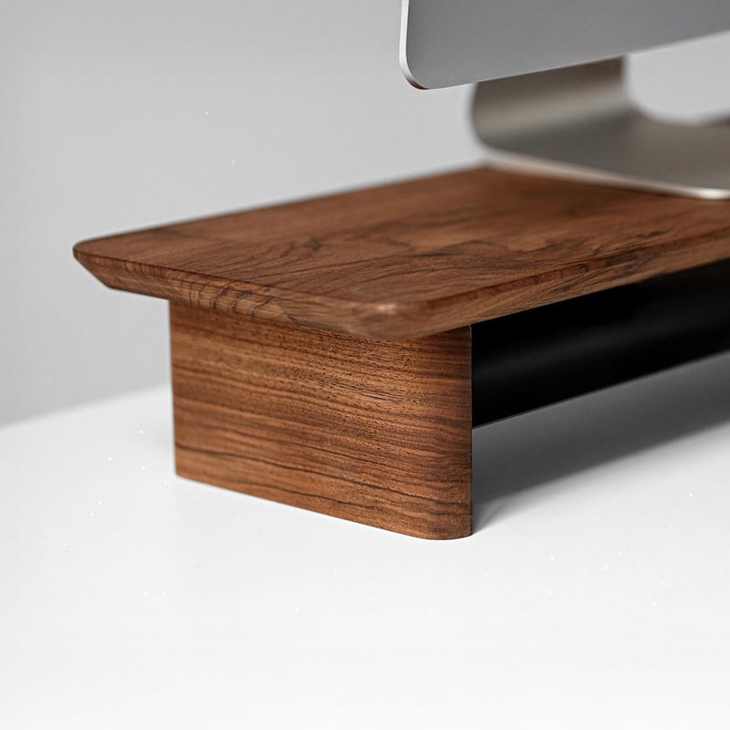 Stylish Monitor Risers Wood Riser 50cm - Etsy UK