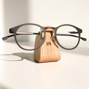 Glasses Holder, Personalized Eyeglasses Stand, Engraved Desk Accessories, Gift for Men, Eyewear holder, Sunglass display