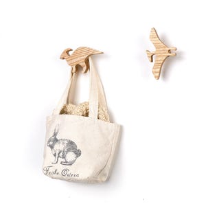 Wall Hooks Under the Sea  – 5-Piece Wooden Set for Kids, Montessori Wardrobe Hooks for Independence
