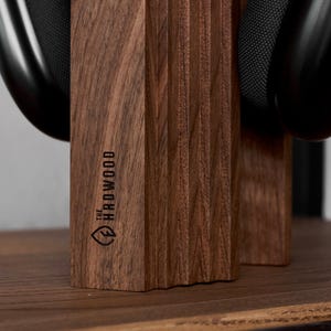 Support en bois pour casque, présentoir pour Airpods max et autres écouteurs, meilleur cadeau image 8