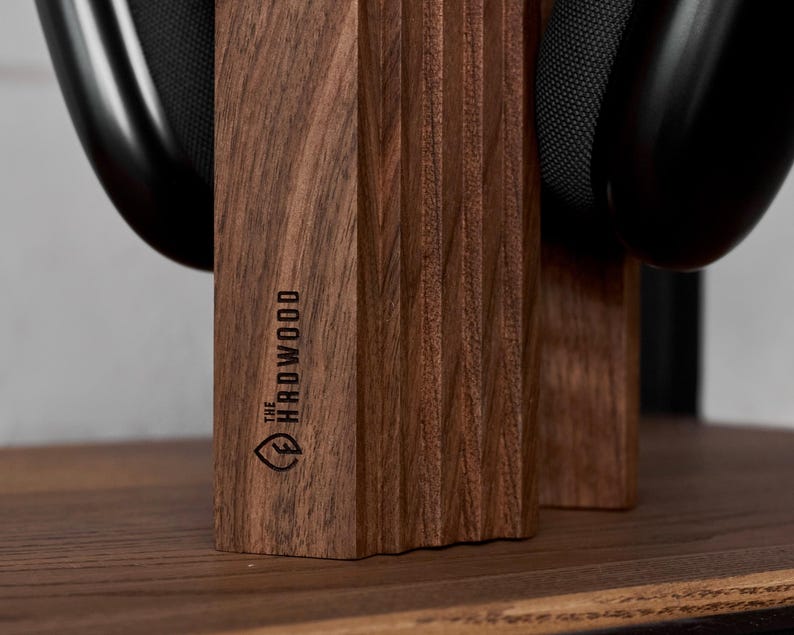 Support en bois pour casque, présentoir pour Airpods max et autres écouteurs, meilleur cadeau image 8