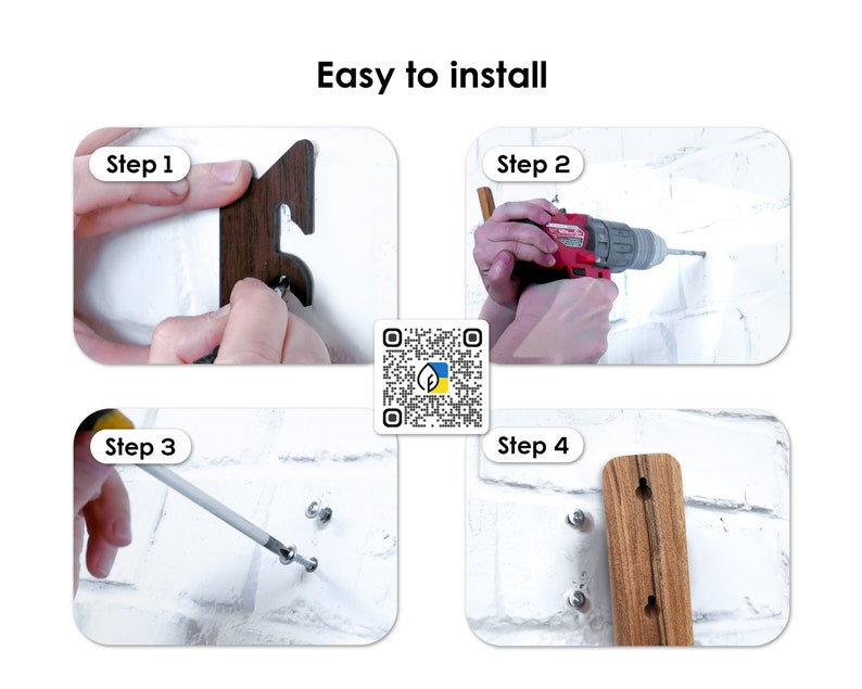 a series of photos showing how to install a wood frame