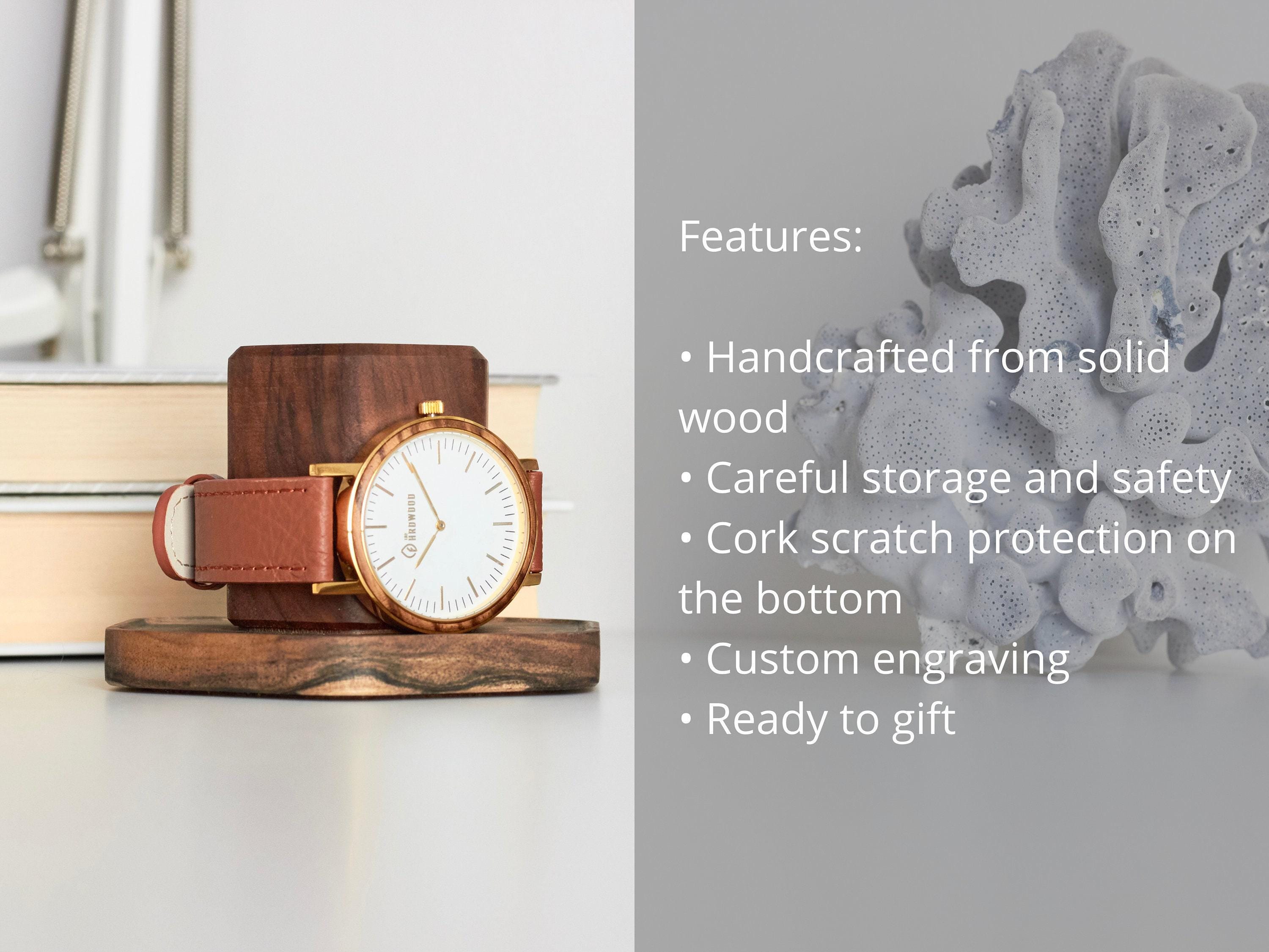 Watch holder for Men | Hexagon Watch Stand - Perfect Christmas gift