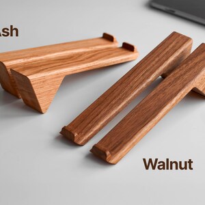 Wooden Tablet Stand, Graphic Designer Desk Holder, Tablet riser, iPad Stand image 3
