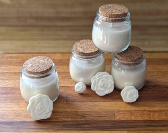 7oz Organic Soy Candle - Essential Oils or Unscented - Clean-Burning Glass Jar w/Cork Lid - Eco-Friendly Gift - Handmade in Small Batches