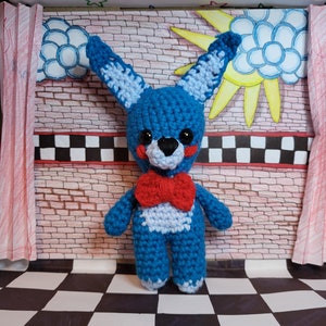 Crochet Toy Bonnie Doll, Handmade