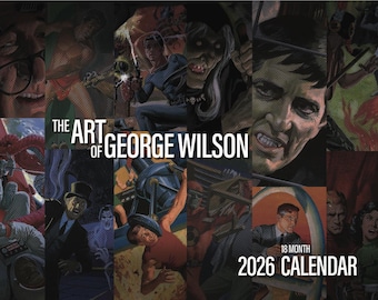 The Art of George Wilson 18 Month 2026 Wall Calendar