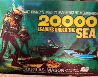 20,000 Leagues Under The Sea Lenticular 3D Postcard 5X7