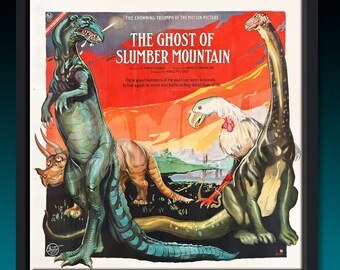 The Ghost of Slumber Mountain Framed Canvas Print