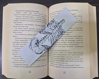butterfly with skeleton Book Mark STL
