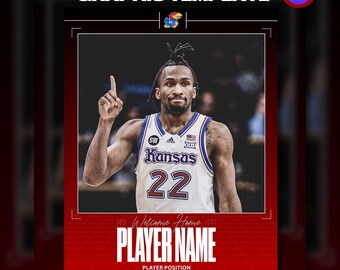 Basketball Commitment / Signee Graphic Template – Editable Canva Download (Instant Access)