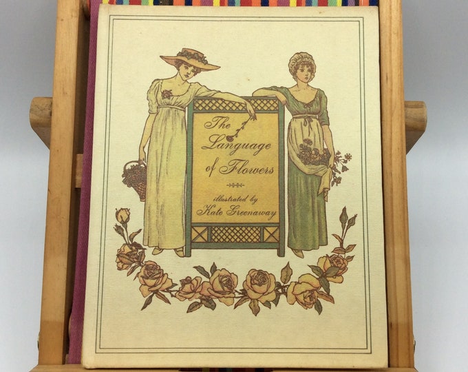 The Language of Flowers Illustrated by Kate Greenaway Pocket Book Etsy