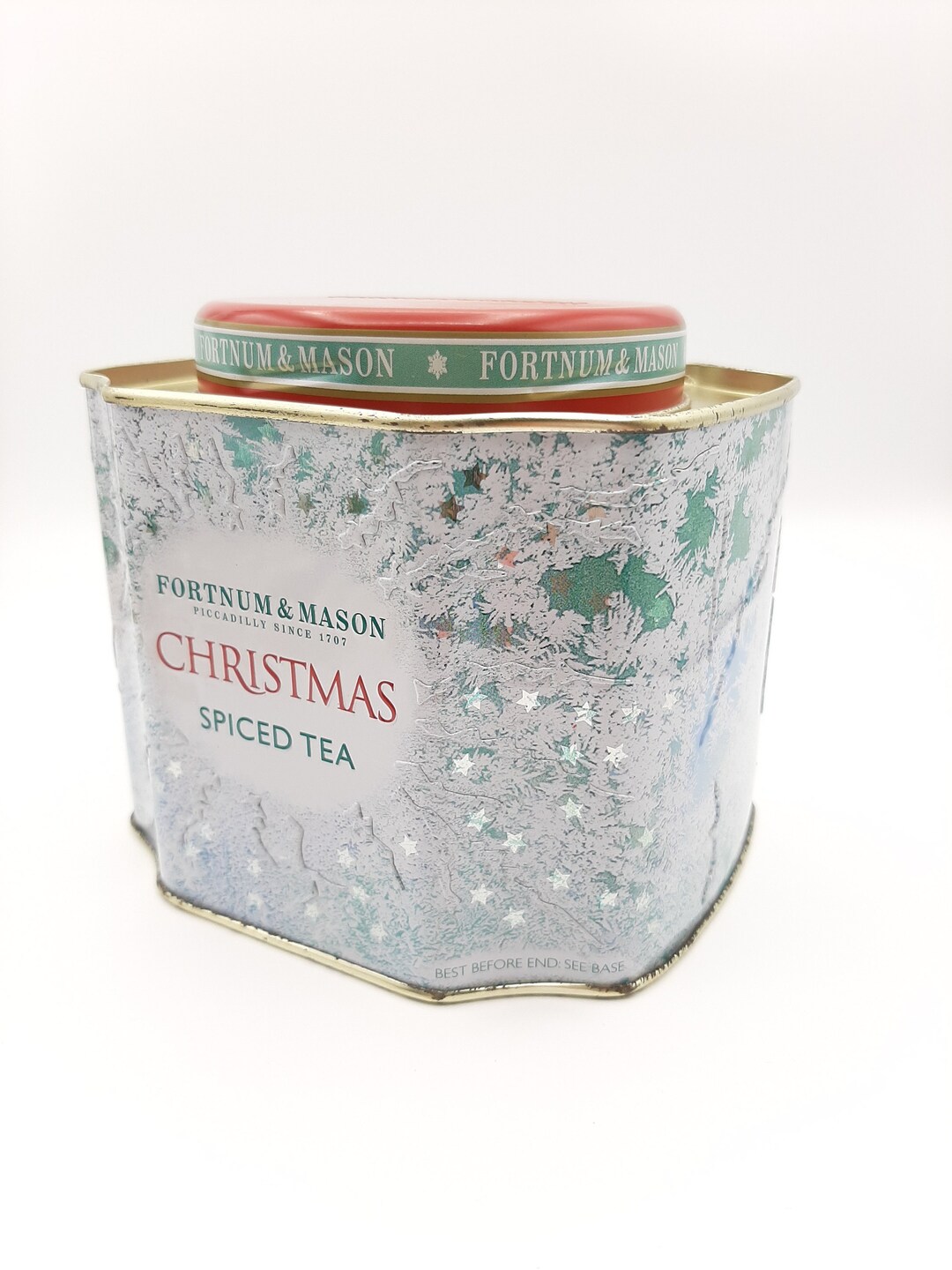 Fortnum and Mason Tea Caddy Tin Christmas Spiced Tea Sorry Etsy