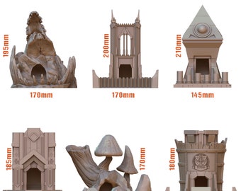 Fantasy Dice Towers